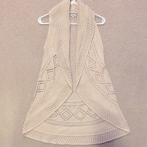 KISMET Knitted Sleeveless Cardigan - Womens Size M